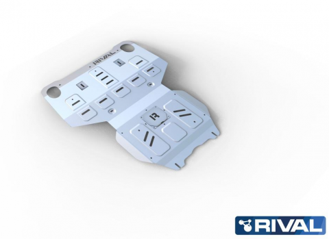 ALU kryt motoru a chladiče hliník 4 mm RIVAL Toyota Hilux Revo 2015+