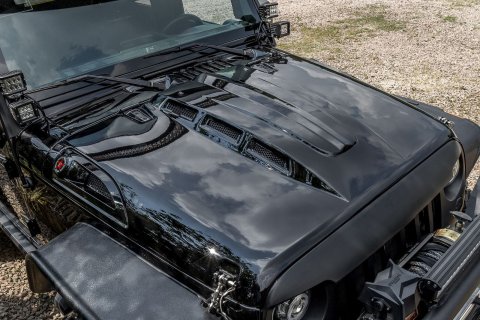 Panty předni kapoty Jeep wrangler JK 2007-2018