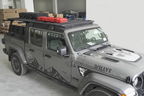 Hliníkový střešní nosič pro Jeep Gladiator JT 2018+