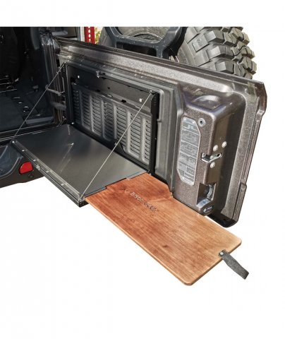 Skládací stolek na dveře zavazadlového prostoru Jeep Wrangler JK, JL