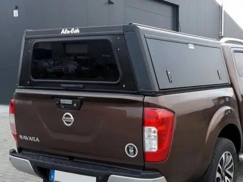 Alu-Cab DC Hardtop hliníkový Nissan Navara NP300 2016+ Povrch Hladký nebo hrubý