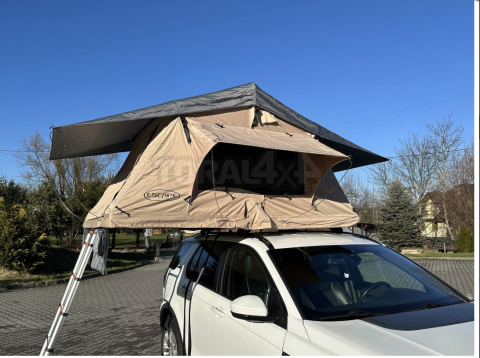 VÝPRODEJ - Střešní autostan Escape 190 cm – PÍSKOVÝ | VÝSTAVNÍ KUS